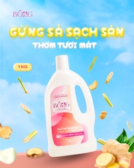 Nước lau sàn BÔNG hương Gừng Sả