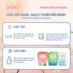 Nước giặt BÔNG hương Hoa Cỏ