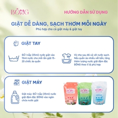 Nước giặt BÔNG hương Thanh Mát