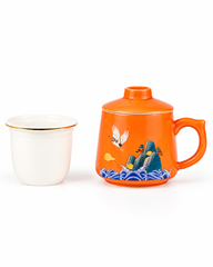Cốc bằng sứ có nắp