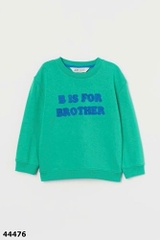 Hoodie HM xanh lá Bis - size 6-8y