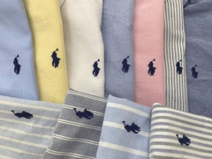 Áo sơmi Polo hồng nhạt- size 18y