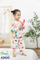 Pijama June hồng khủng long
