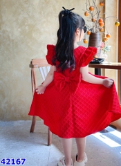 Đầm Sofia cánh tiên đỏ - Size 12-18m