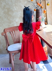 Đầm Sofia cánh tiên đỏ - Size 12-18m
