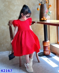 Đầm Sofia cánh tiên đỏ - Size 12-18m