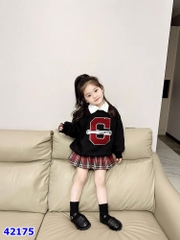 Set Hoodie J&J đen G - size 3-4y