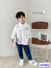 Set Bonnie sơmi trắng, quần jean