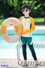 Bộ bơi Ylike dài tay vàng