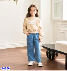 Quần jean Bebezo xanh nơ - size 130
