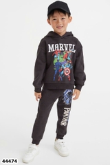 Hoodie HM xám đậm Mavel - size 6-8y