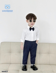 Set gile dài 4 món sọc đen - size 120