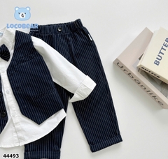 Set gile dài 4 món sọc đen - size 120