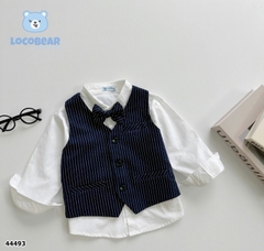 Set gile dài 4 món sọc đen - size 120