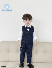 Set gile dài 4 món sọc đen - size 120