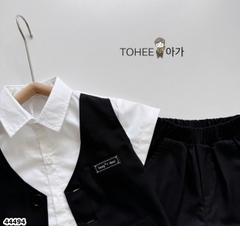 Set Gile ngắn ToHee đen - size 90