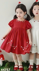 Đầm Melisa đỏ dâu
