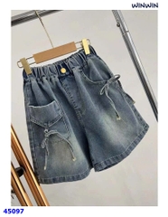 Quần short jean Nexxi xanh