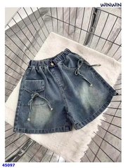 Quần short jean Nexxi xanh