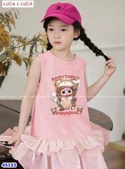 Đầm Luca hồng Baby3