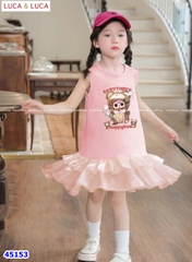 Đầm Luca hồng Baby3