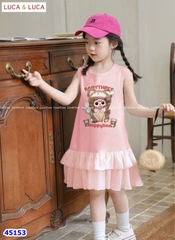 Đầm Luca hồng Baby3