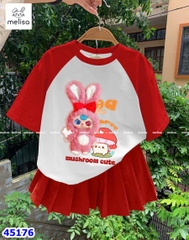 Set Melisa trắng Baby3 nấm