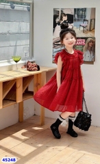 Đầm Sofia đỏ cánh tiên