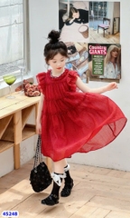 Đầm Sofia đỏ cánh tiên