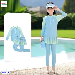 Bộ bơi Ylike xanh loang