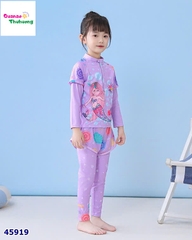 Bộ bơi tiên cá tím , quần đùi