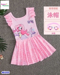 Váy bơi Ylike hồng tiên cá