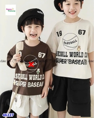 Set Elaine áo kem Baseball