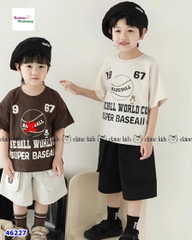 Set Elaine áo kem Baseball