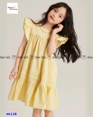 Đầm Elaine vàng tay cánh tiên