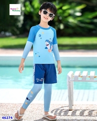 Set bơi  Ylike 3 món xanh cá mập