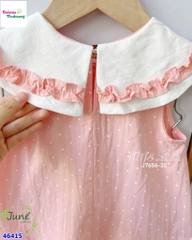 Đầm June hồng chấm bi