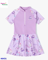 Váy bơi Ylike tím Rabit Chubby