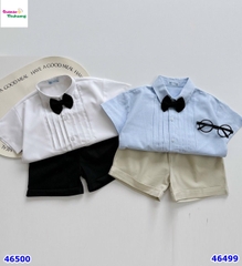 Set bộ LocoBear sơ mi trắng