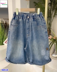 Quần short jean xanh A