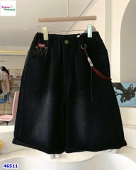 Quần short jean đen Cohca