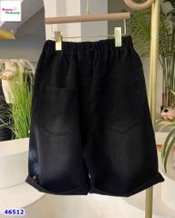 Quần short jean đen A