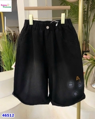 Quần short jean đen A