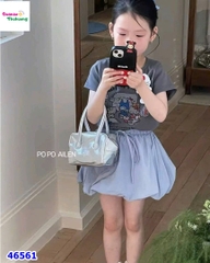 Chân váy bí xanh