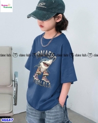 Bộ Elaine xanh đậm cá mập Tralala