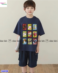 Bộ Elaine xanh đen Minecraft