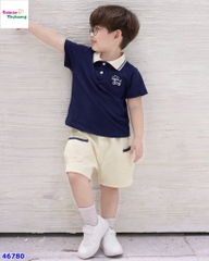 Set Bernie áo polo xanh Up Dog