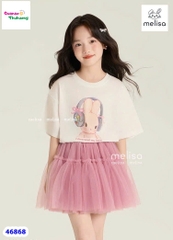 Set MLS hồng thỏ, châ váy tutu hồng