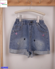 Quần short jean ngôi sao