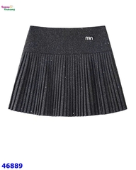 Chân váy xếp ly xám MIU